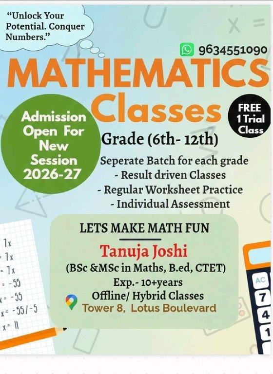 Mathematics Classes